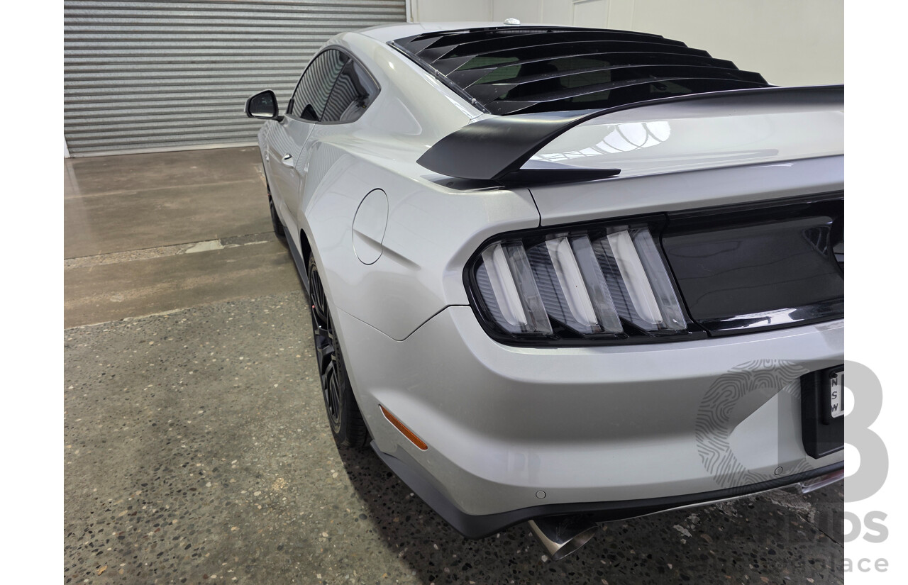 4/2017 Ford Mustang Fastback GT 5.0 FM MY17 2d Coupe Ingot Silver Metallic V8 5.0L