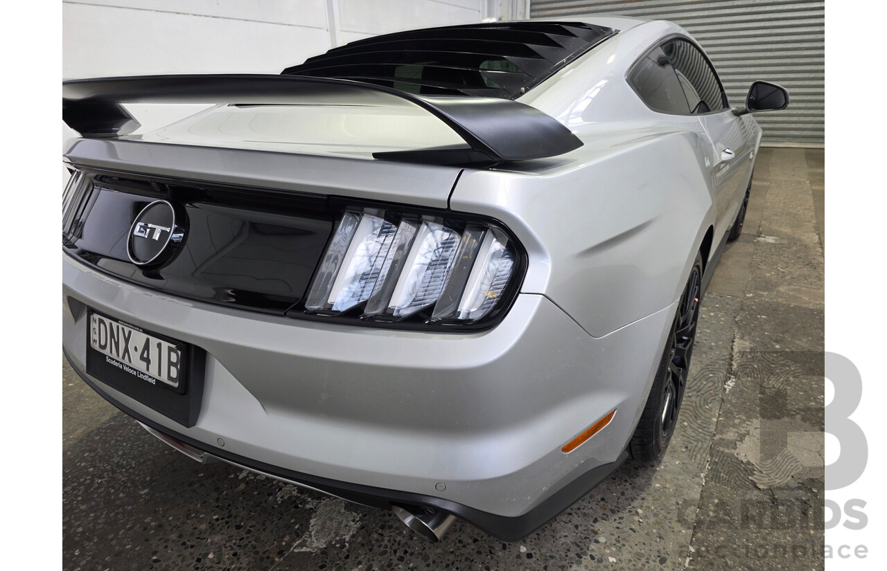 4/2017 Ford Mustang Fastback GT 5.0 FM MY17 2d Coupe Ingot Silver Metallic V8 5.0L
