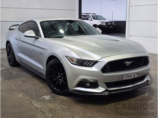 4/2017 Ford Mustang Fastback GT 5.0 FM MY17 2d Coupe Ingot Silver Metallic V8 5.0L