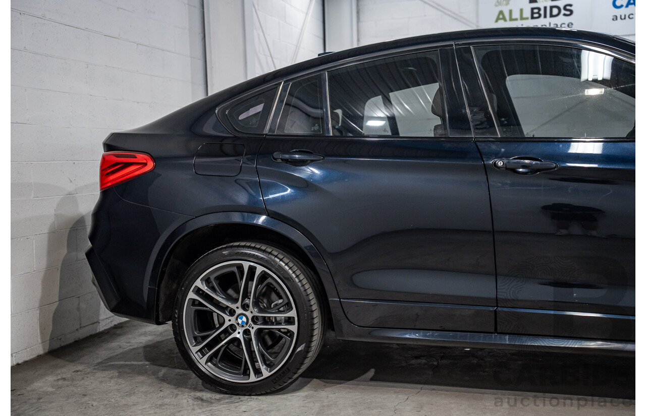 8/2015 Bmw X4 Xdrive 35i M Sport F26 MY15 5d Coupe Carbon Black Metallic Turbo 3.0L