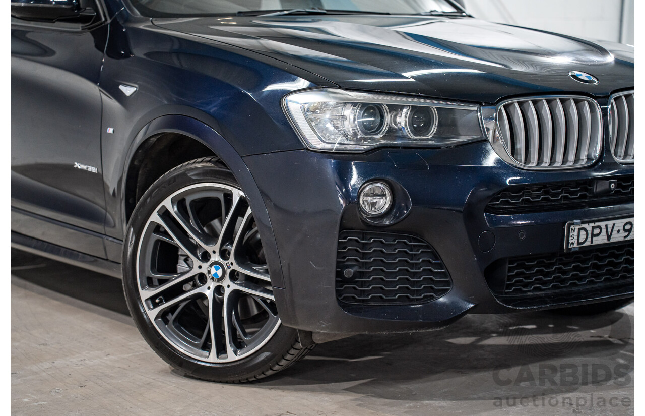 8/2015 Bmw X4 Xdrive 35i M Sport F26 MY15 5d Coupe Carbon Black Metallic Turbo 3.0L