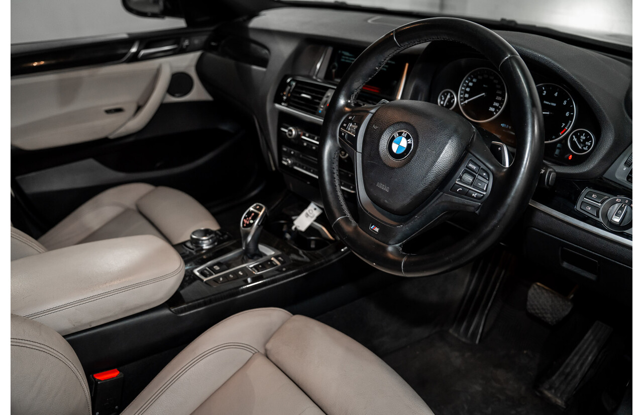 8/2015 Bmw X4 Xdrive 35i M Sport F26 MY15 5d Coupe Carbon Black Metallic Turbo 3.0L