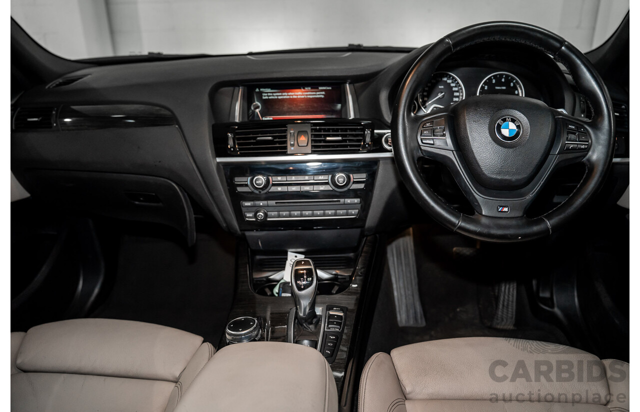 8/2015 Bmw X4 Xdrive 35i M Sport F26 MY15 5d Coupe Carbon Black Metallic Turbo 3.0L