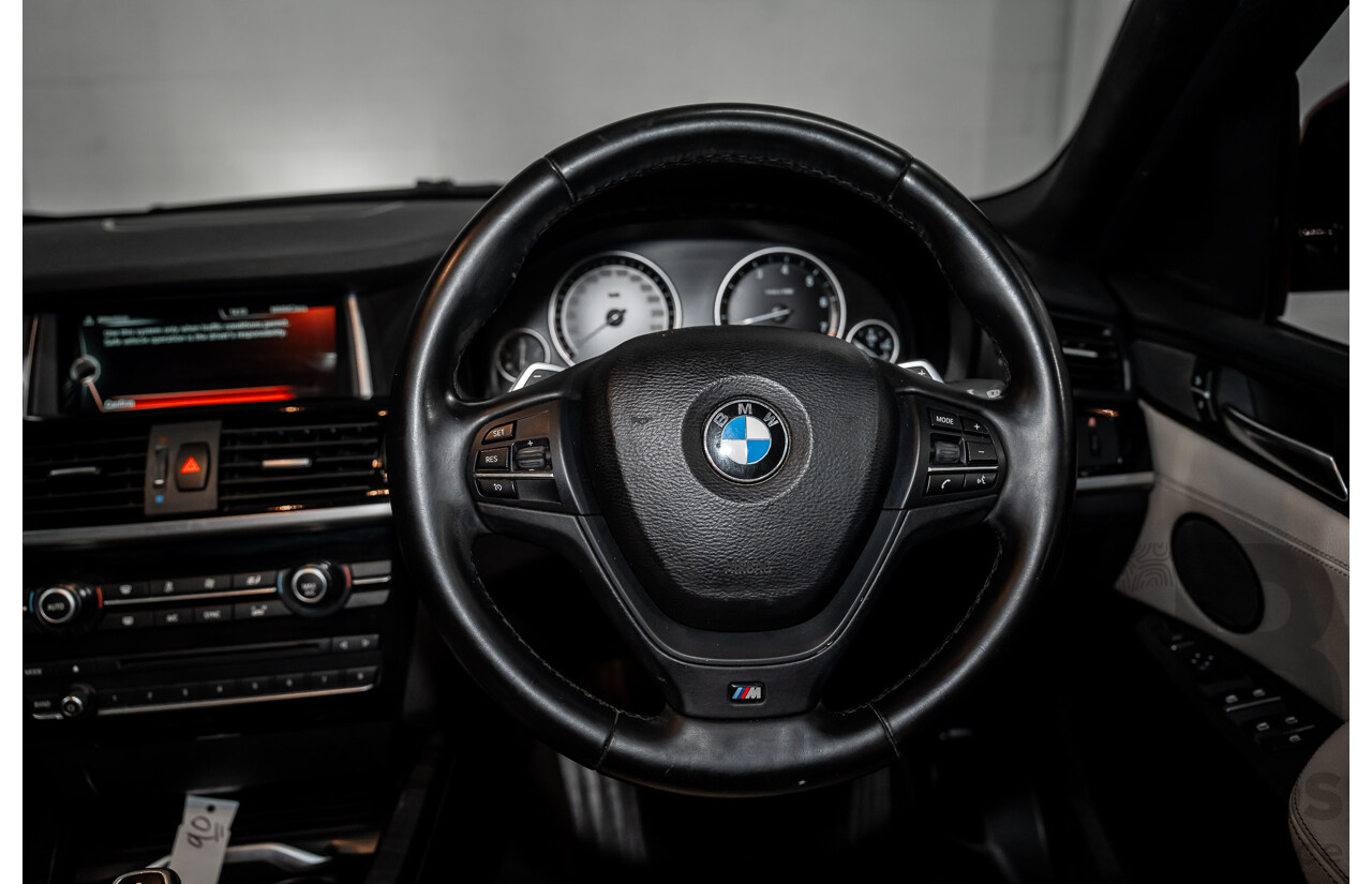 8/2015 Bmw X4 Xdrive 35i M Sport F26 MY15 5d Coupe Carbon Black Metallic Turbo 3.0L