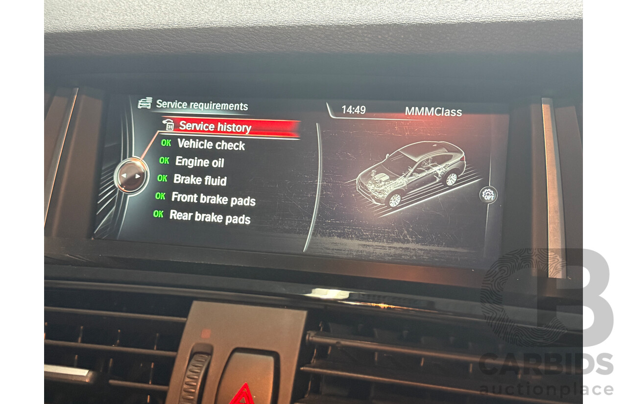 8/2015 Bmw X4 Xdrive 35i M Sport F26 MY15 5d Coupe Carbon Black Metallic Turbo 3.0L
