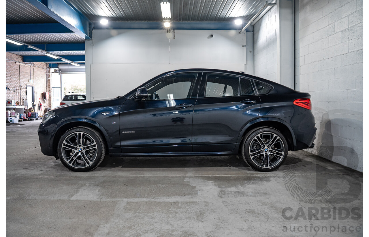 8/2015 Bmw X4 Xdrive 35i M Sport F26 MY15 5d Coupe Carbon Black Metallic Turbo 3.0L