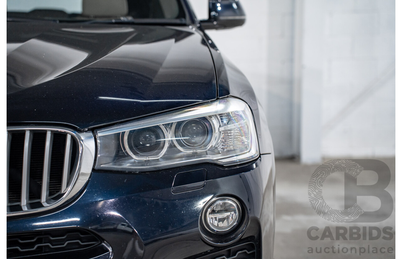 8/2015 Bmw X4 Xdrive 35i M Sport F26 MY15 5d Coupe Carbon Black Metallic Turbo 3.0L