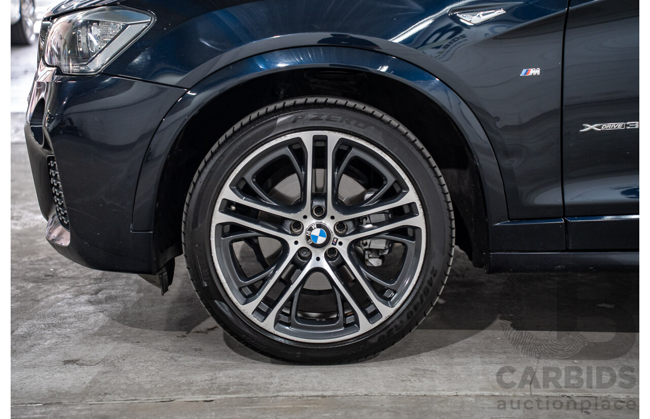 8/2015 Bmw X4 Xdrive 35i M Sport F26 MY15 5d Coupe Carbon Black Metallic Turbo 3.0L