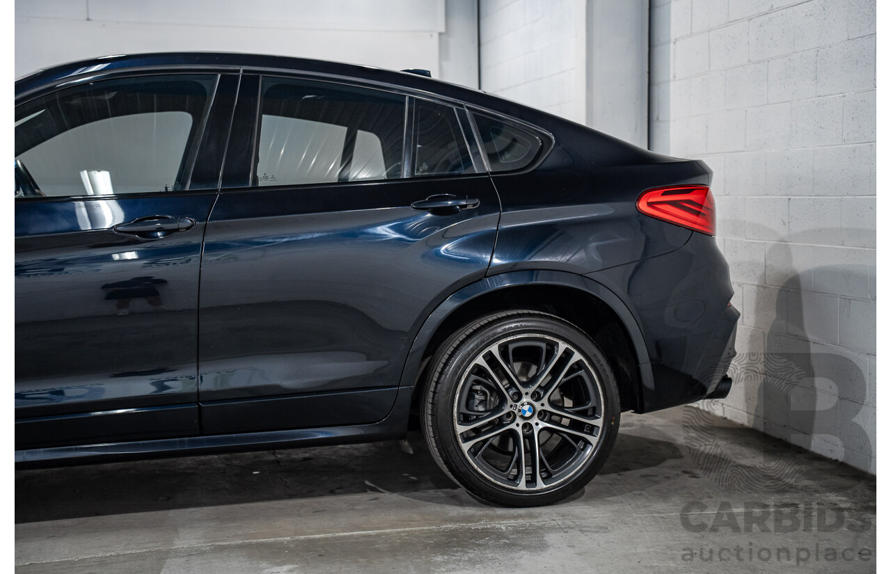 8/2015 Bmw X4 Xdrive 35i M Sport F26 MY15 5d Coupe Carbon Black Metallic Turbo 3.0L