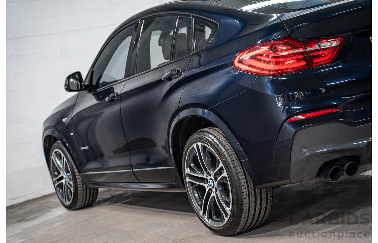 8/2015 Bmw X4 Xdrive 35i M Sport F26 MY15 5d Coupe Carbon Black Metallic Turbo 3.0L