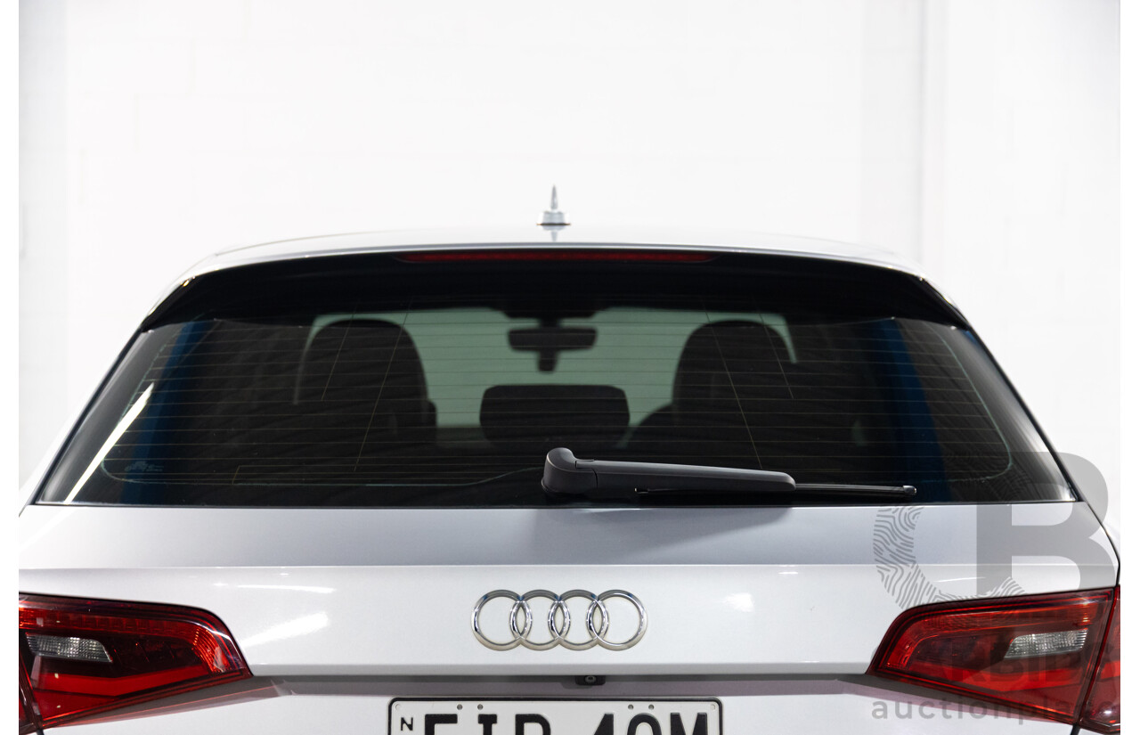 09/2015 Audi A3 SPORTBACK 1.6 TDI ATTRACTION FWD 8V MY16 5D Hatchback Ice Silver Metallic Turbo Diesel 1.6L