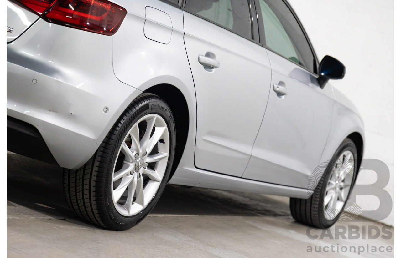 09/2015 Audi A3 SPORTBACK 1.6 TDI ATTRACTION FWD 8V MY16 5D Hatchback Ice Silver Metallic Turbo Diesel 1.6L