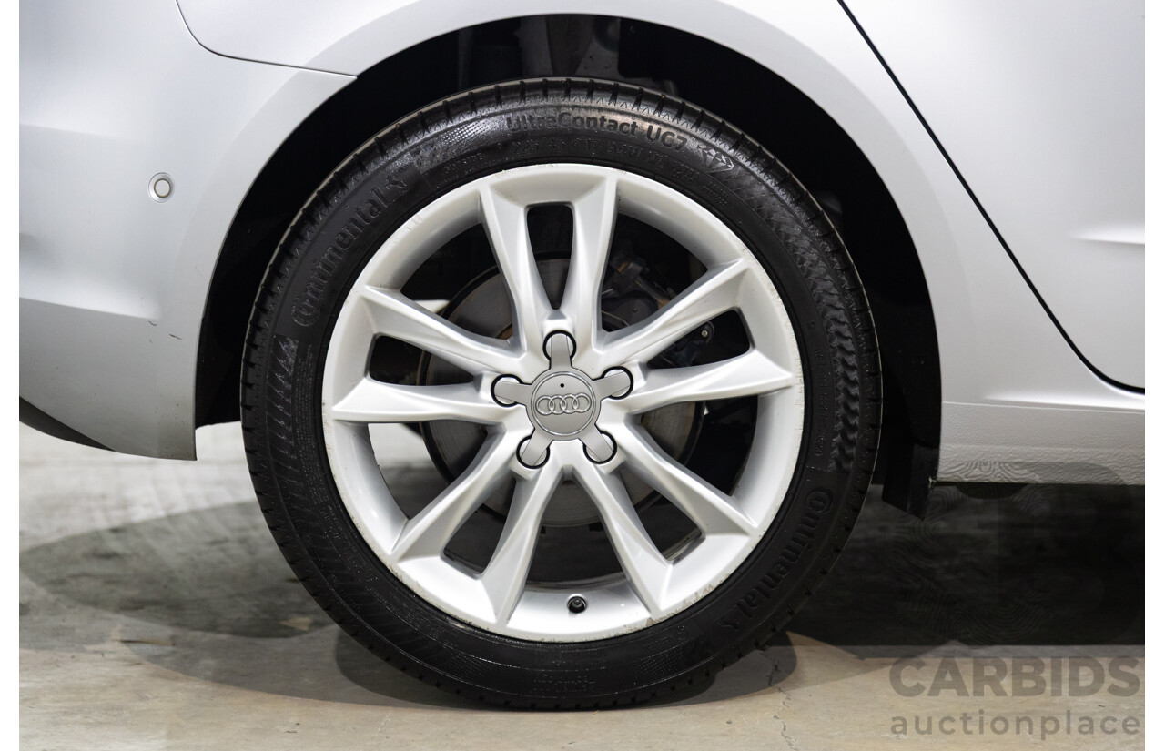 09/2015 Audi A3 SPORTBACK 1.6 TDI ATTRACTION FWD 8V MY16 5D Hatchback Ice Silver Metallic Turbo Diesel 1.6L