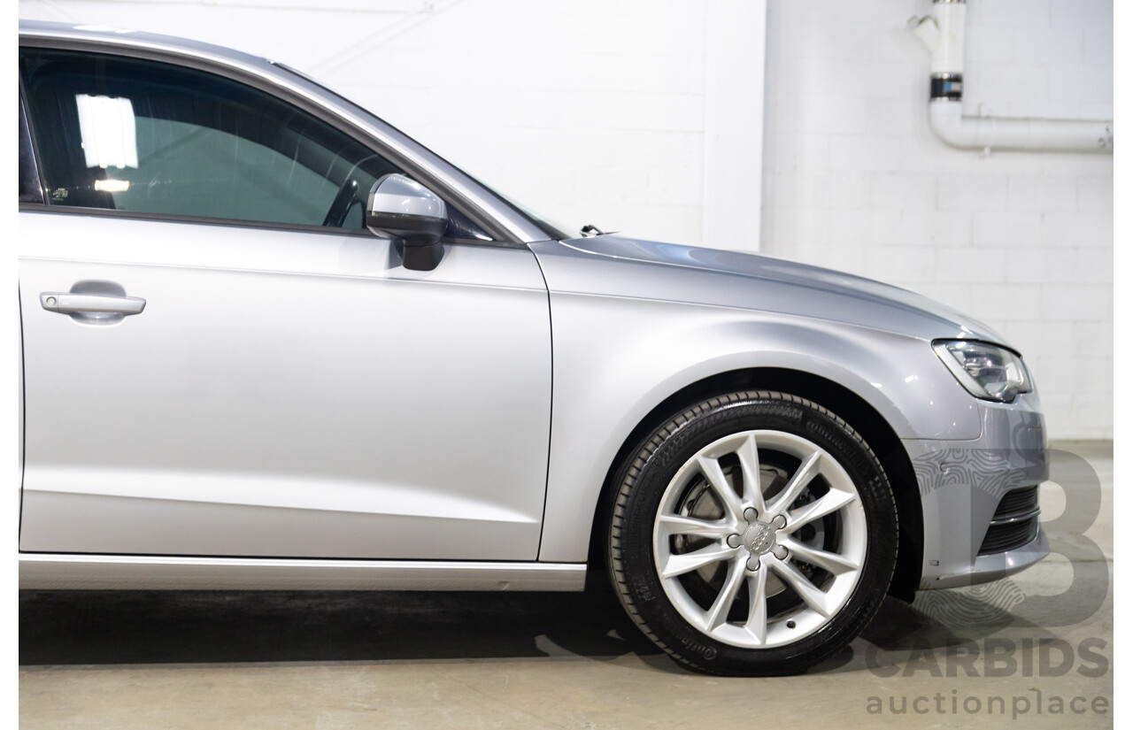 09/2015 Audi A3 SPORTBACK 1.6 TDI ATTRACTION FWD 8V MY16 5D Hatchback Ice Silver Metallic Turbo Diesel 1.6L