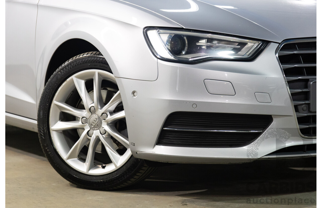 09/2015 Audi A3 SPORTBACK 1.6 TDI ATTRACTION FWD 8V MY16 5D Hatchback Ice Silver Metallic Turbo Diesel 1.6L