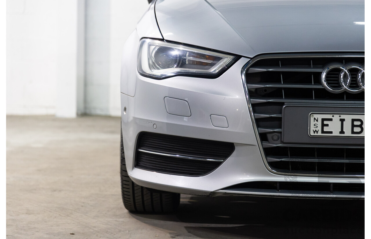 09/2015 Audi A3 SPORTBACK 1.6 TDI ATTRACTION FWD 8V MY16 5D Hatchback Ice Silver Metallic Turbo Diesel 1.6L