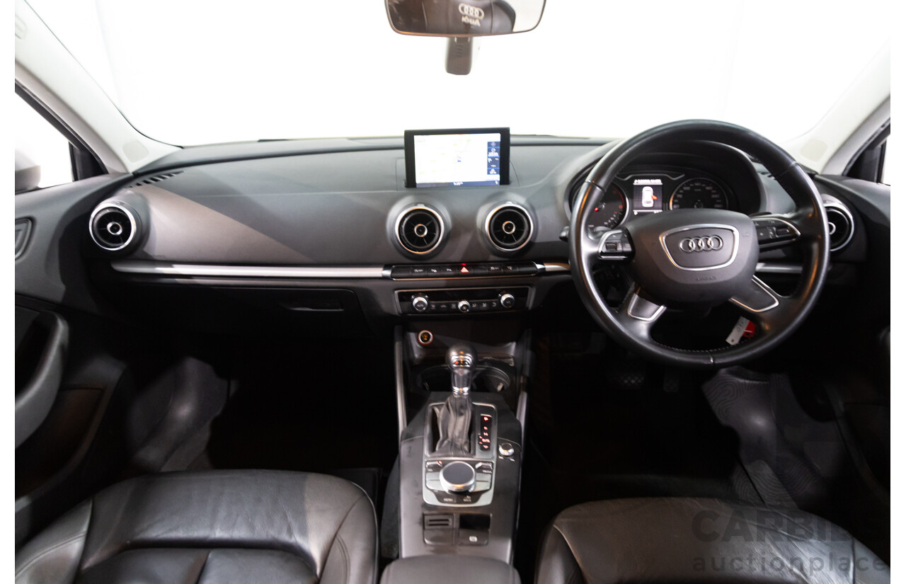 09/2015 Audi A3 SPORTBACK 1.6 TDI ATTRACTION FWD 8V MY16 5D Hatchback Ice Silver Metallic Turbo Diesel 1.6L
