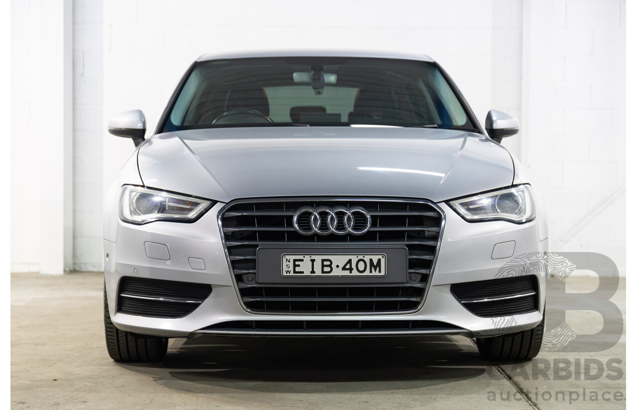 09/2015 Audi A3 SPORTBACK 1.6 TDI ATTRACTION FWD 8V MY16 5D Hatchback Ice Silver Metallic Turbo Diesel 1.6L