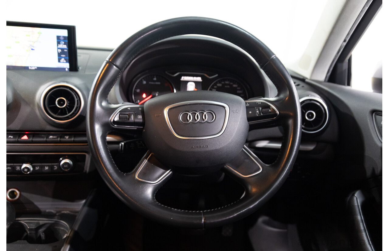 09/2015 Audi A3 SPORTBACK 1.6 TDI ATTRACTION FWD 8V MY16 5D Hatchback Ice Silver Metallic Turbo Diesel 1.6L
