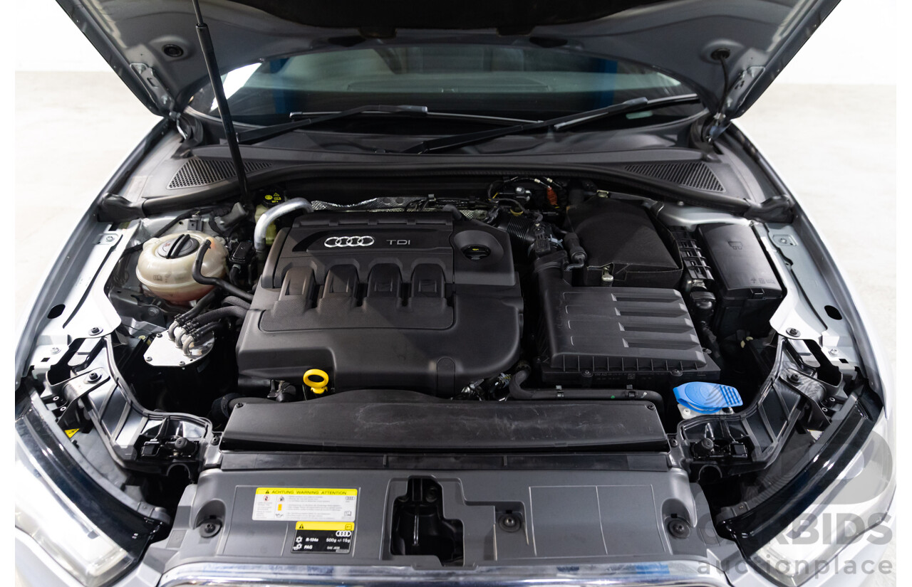09/2015 Audi A3 SPORTBACK 1.6 TDI ATTRACTION FWD 8V MY16 5D Hatchback Ice Silver Metallic Turbo Diesel 1.6L