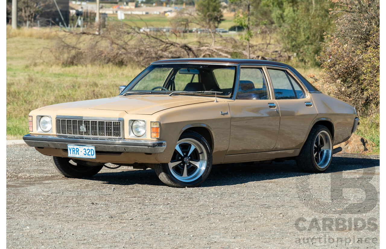 6/1977 Holden HX Kingswood 4d Sedan Buckskin Cream / Brown LS1 V8 5.7L - Original V8 Car