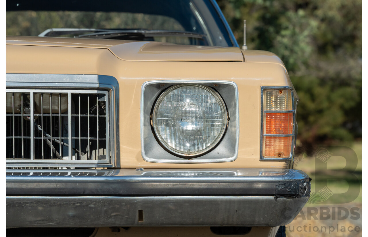 6/1977 Holden HX Kingswood 4d Sedan Buckskin Cream / Brown LS1 V8 5.7L - Original V8 Car