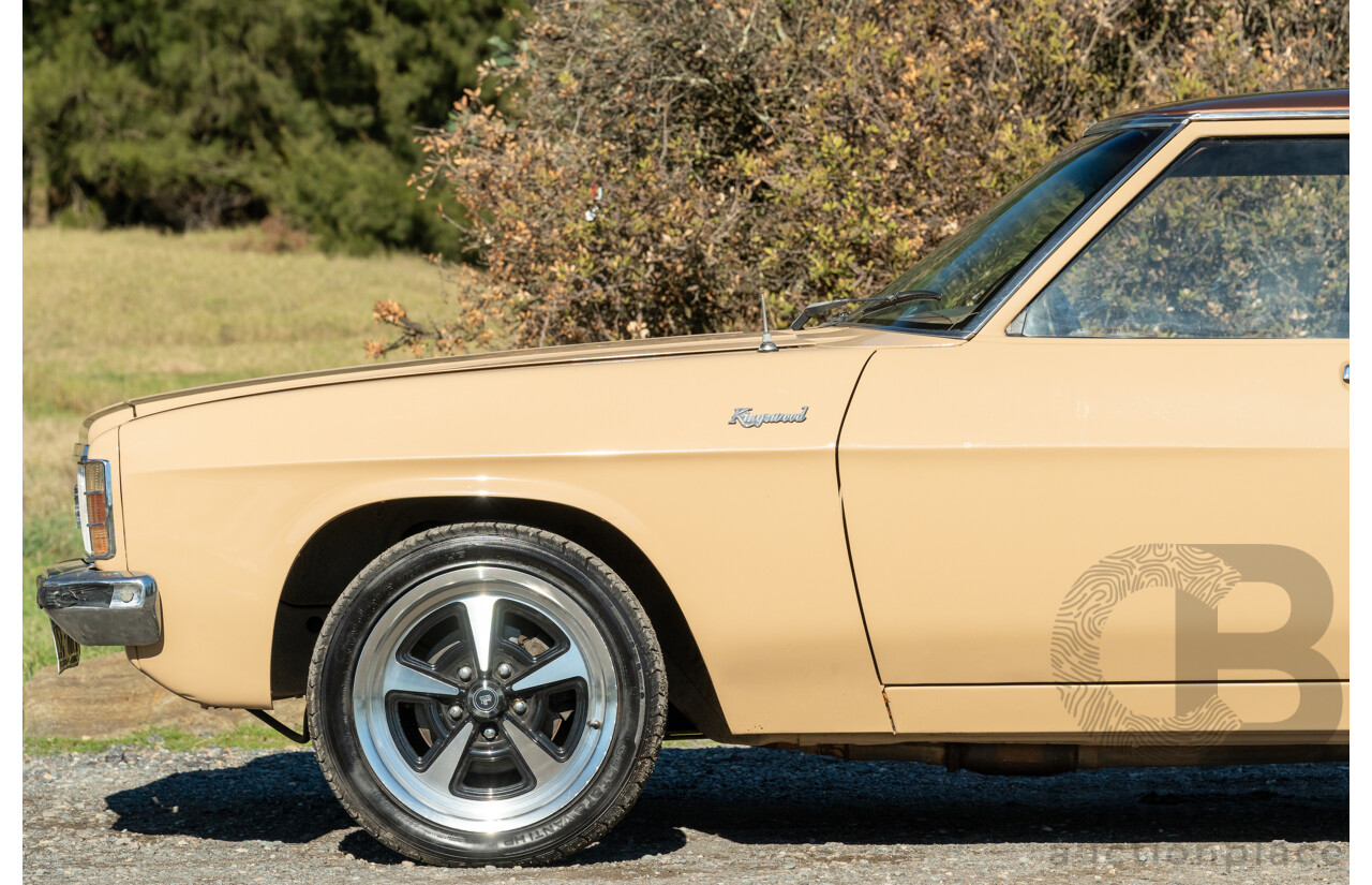 6/1977 Holden HX Kingswood 4d Sedan Buckskin Cream / Brown LS1 V8 5.7L - Original V8 Car