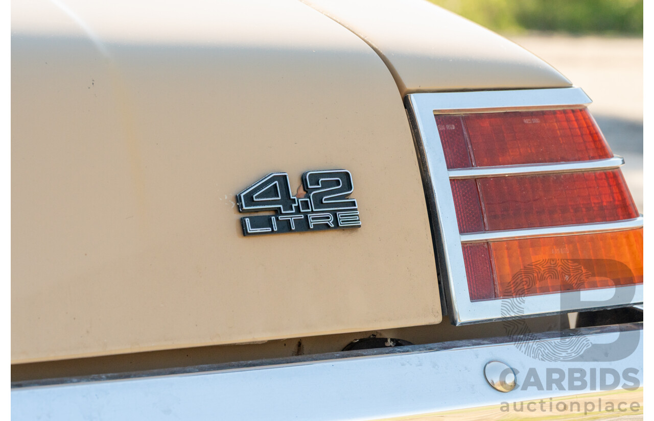 6/1977 Holden HX Kingswood 4d Sedan Buckskin Cream / Brown LS1 V8 5.7L - Original V8 Car