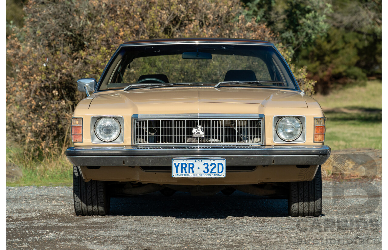 6/1977 Holden HX Kingswood 4d Sedan Buckskin Cream / Brown LS1 V8 5.7L - Original V8 Car