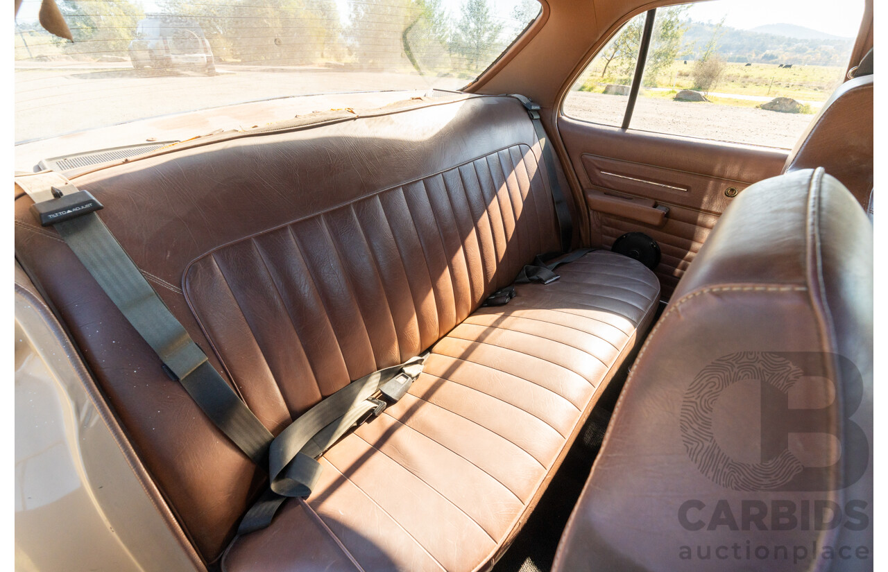 6/1977 Holden HX Kingswood 4d Sedan Buckskin Cream / Brown LS1 V8 5.7L - Original V8 Car