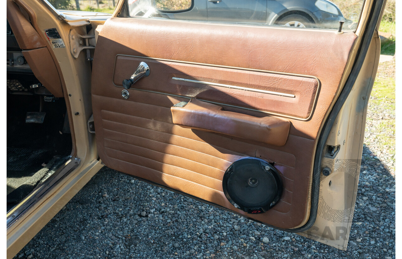 6/1977 Holden HX Kingswood 4d Sedan Buckskin Cream / Brown LS1 V8 5.7L - Original V8 Car