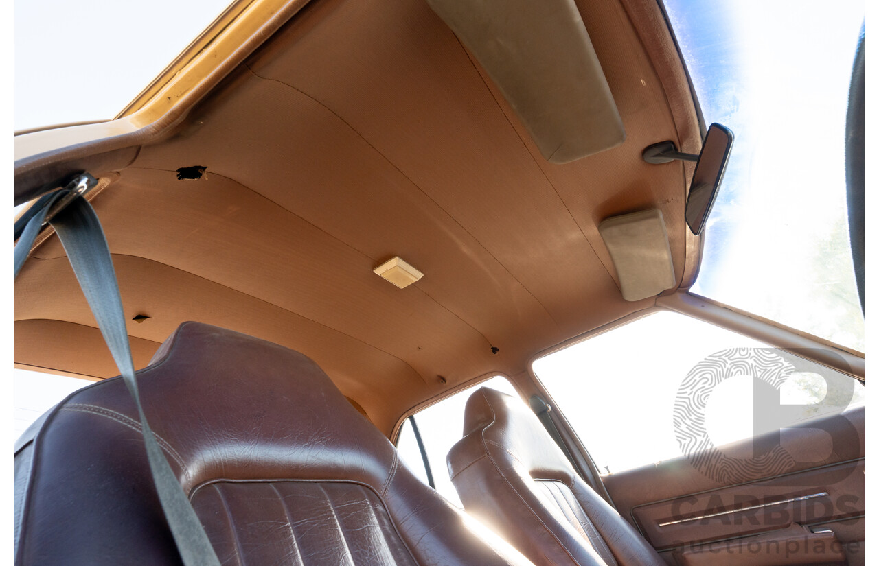6/1977 Holden HX Kingswood 4d Sedan Buckskin Cream / Brown LS1 V8 5.7L - Original V8 Car