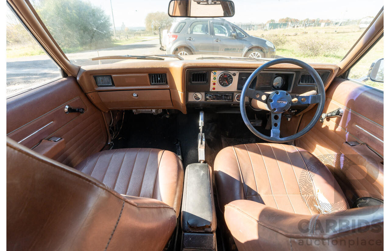 6/1977 Holden HX Kingswood 4d Sedan Buckskin Cream / Brown LS1 V8 5.7L - Original V8 Car