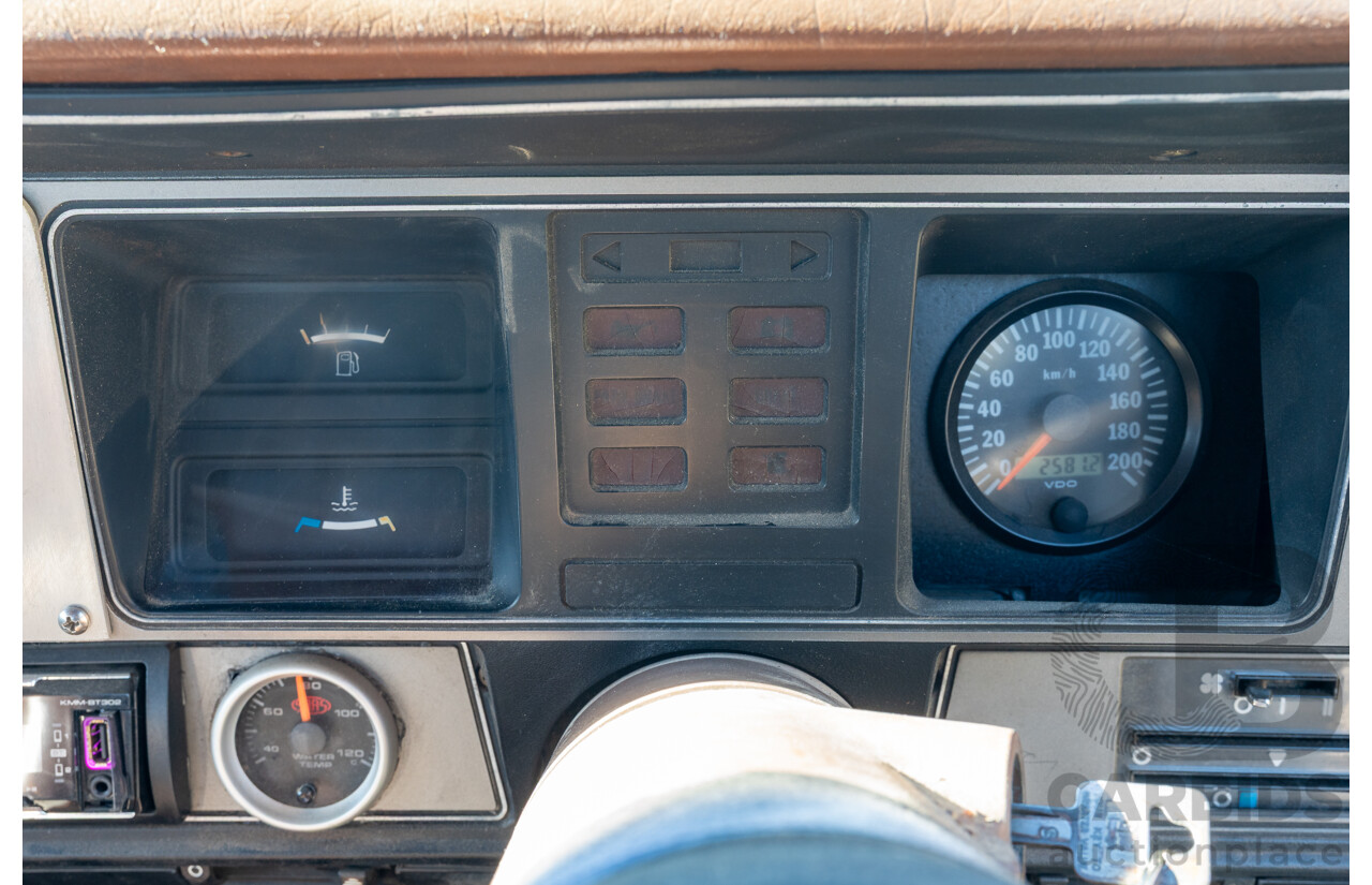 6/1977 Holden HX Kingswood 4d Sedan Buckskin Cream / Brown LS1 V8 5.7L - Original V8 Car