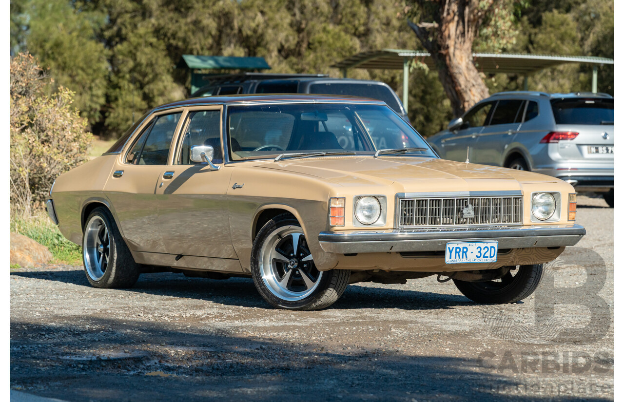 6/1977 Holden HX Kingswood 4d Sedan Buckskin Cream / Brown LS1 V8 5.7L - Original V8 Car