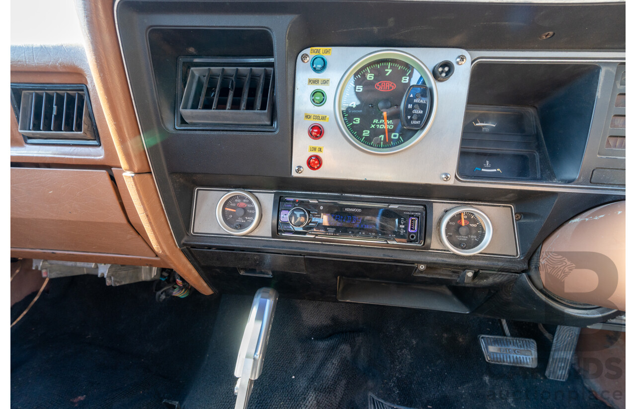 6/1977 Holden HX Kingswood 4d Sedan Buckskin Cream / Brown LS1 V8 5.7L - Original V8 Car