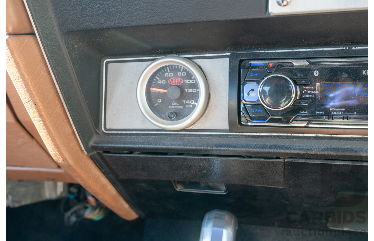 6/1977 Holden HX Kingswood 4d Sedan Buckskin Cream / Brown LS1 V8 5.7L - Original V8 Car