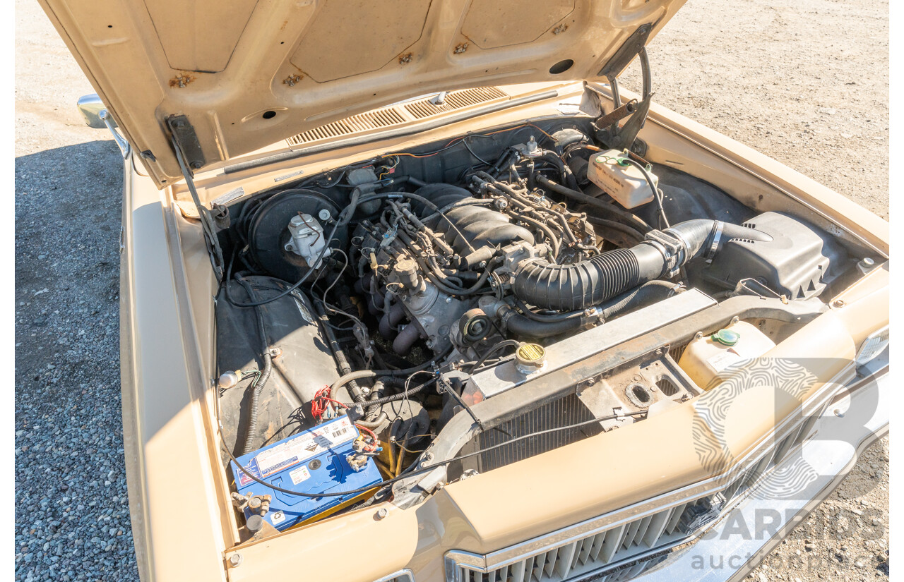 6/1977 Holden HX Kingswood 4d Sedan Buckskin Cream / Brown LS1 V8 5.7L - Original V8 Car