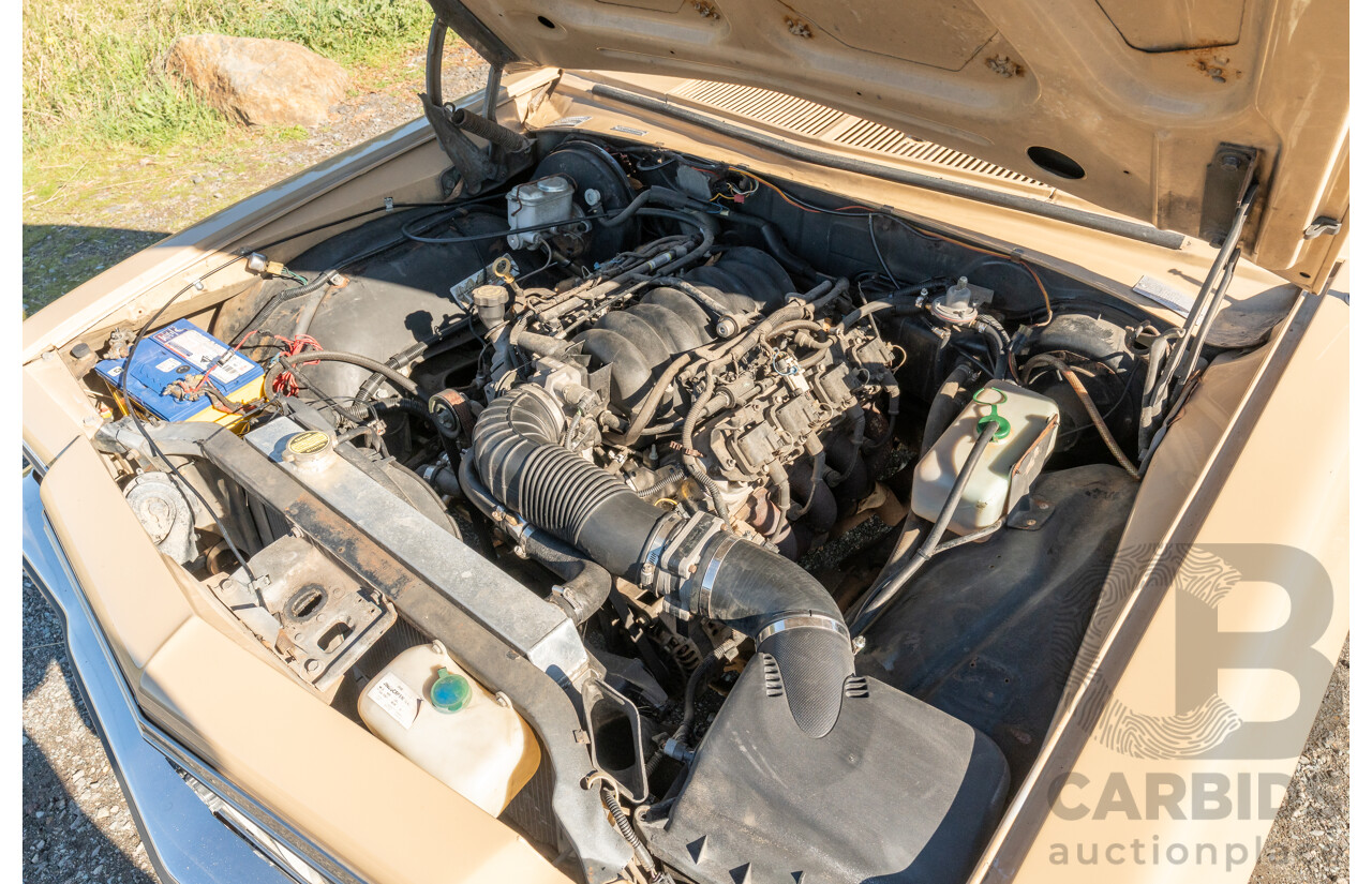 6/1977 Holden HX Kingswood 4d Sedan Buckskin Cream / Brown LS1 V8 5.7L - Original V8 Car