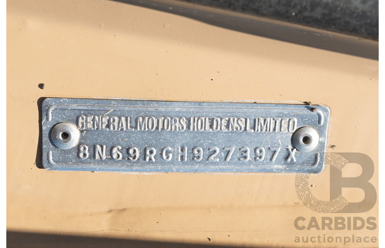 6/1977 Holden HX Kingswood 4d Sedan Buckskin Cream / Brown LS1 V8 5.7L - Original V8 Car