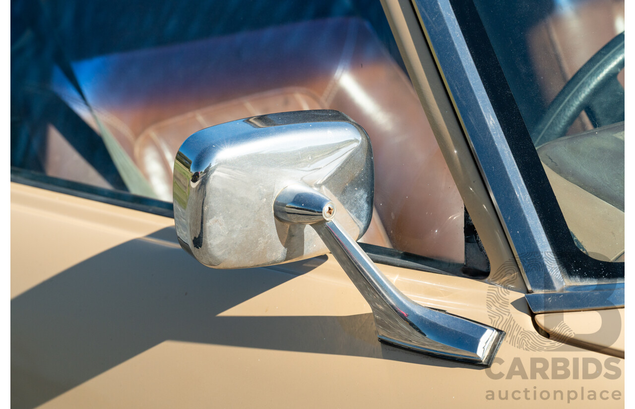 6/1977 Holden HX Kingswood 4d Sedan Buckskin Cream / Brown LS1 V8 5.7L - Original V8 Car