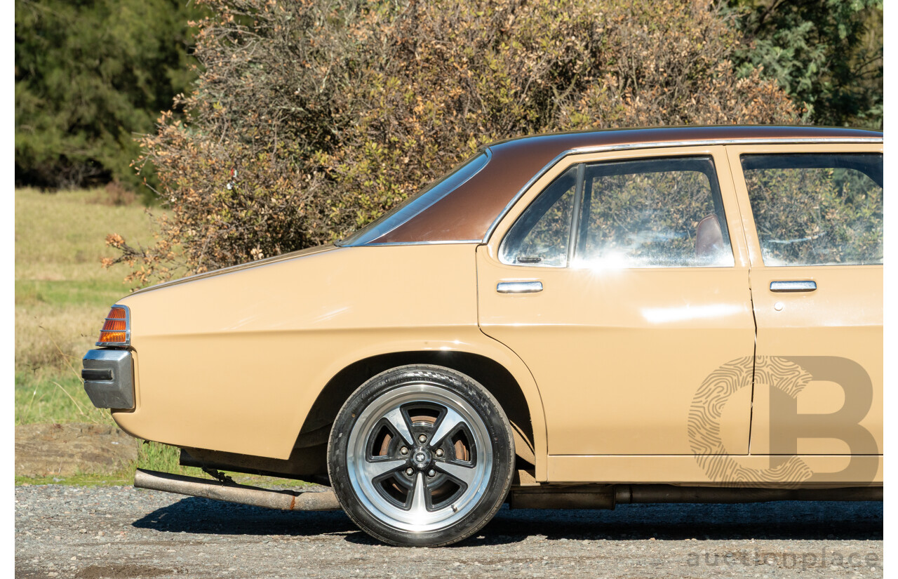 6/1977 Holden HX Kingswood 4d Sedan Buckskin Cream / Brown LS1 V8 5.7L - Original V8 Car