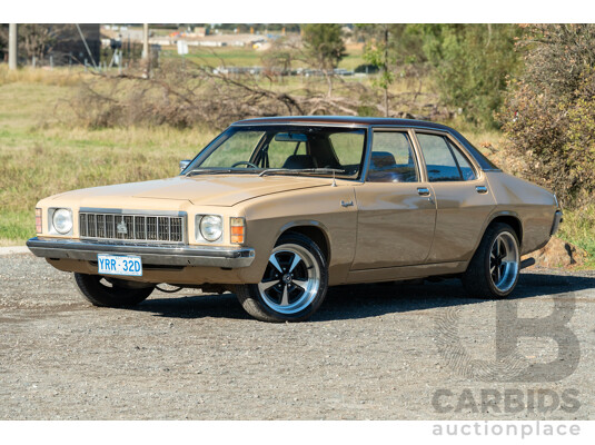 6/1977 Holden HX Kingswood 4d Sedan Buckskin Cream / Brown LS1 V8 5.7L - Original V8 Car