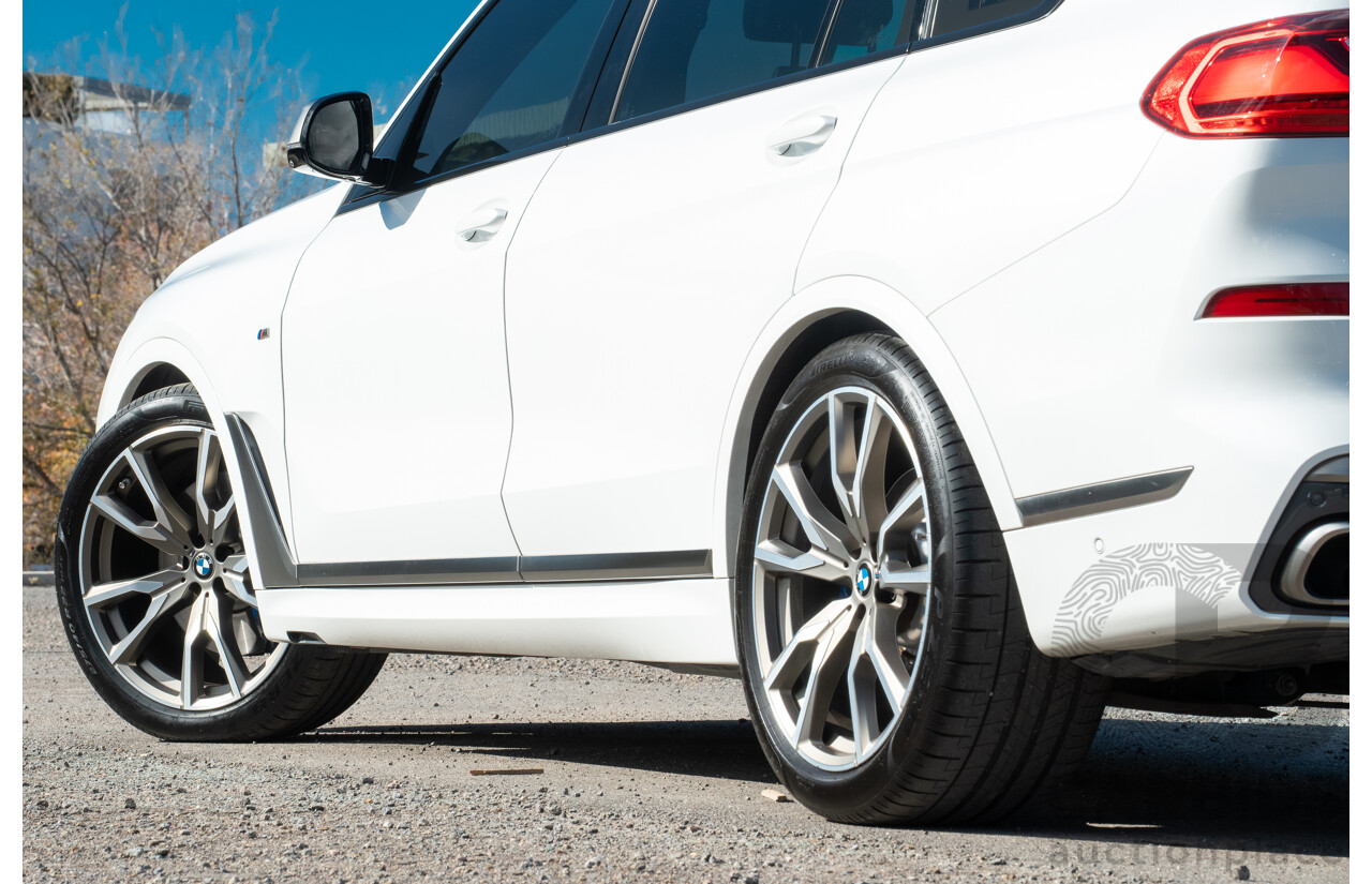 05/2019 BMW X7 M50d (AWD) G07 MY19 4d Wagon Mineral White Metallic Quad Turbo Diesel 3.0L - 7 Seater