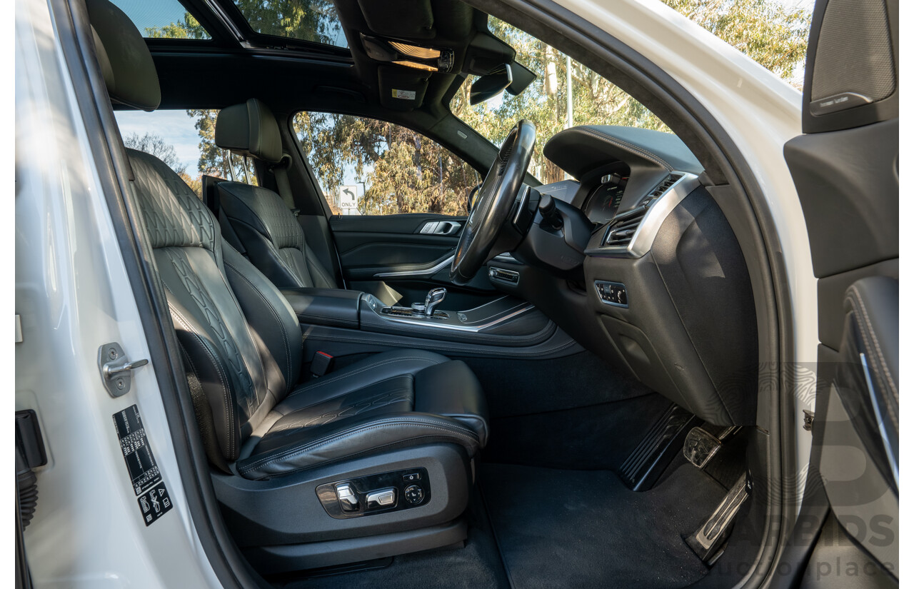 05/2019 BMW X7 M50d (AWD) G07 MY19 4d Wagon Mineral White Metallic Quad Turbo Diesel 3.0L - 7 Seater