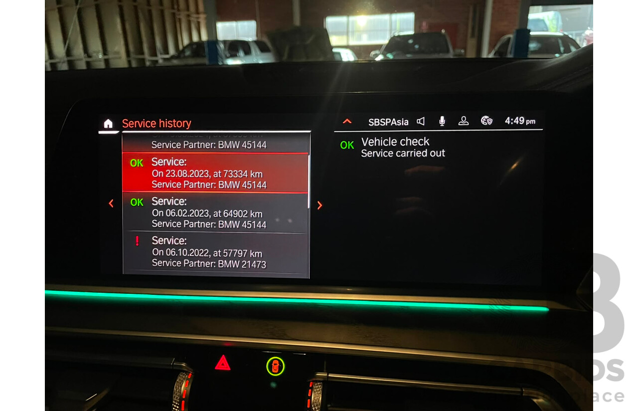05/2019 BMW X7 M50d (AWD) G07 MY19 4d Wagon Mineral White Metallic Quad Turbo Diesel 3.0L - 7 Seater