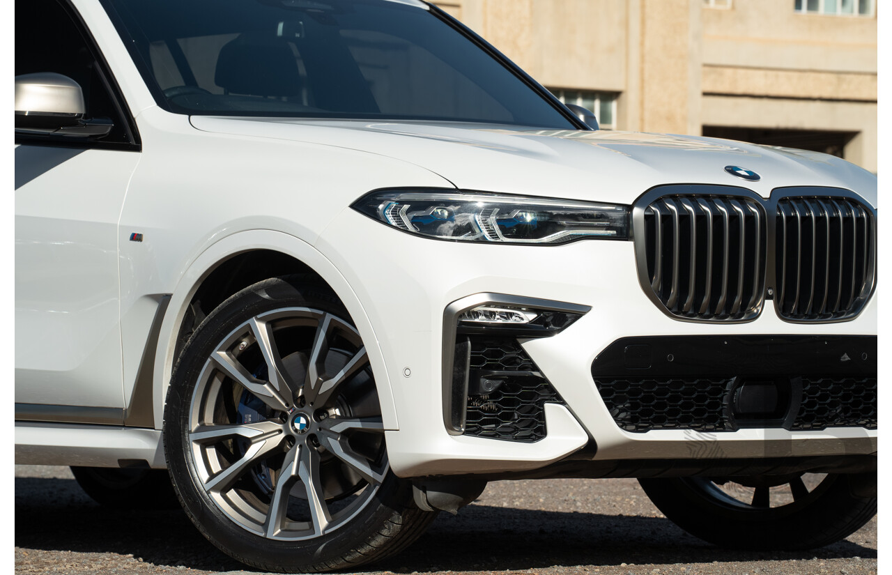 05/2019 BMW X7 M50d (AWD) G07 MY19 4d Wagon Mineral White Metallic Quad Turbo Diesel 3.0L - 7 Seater