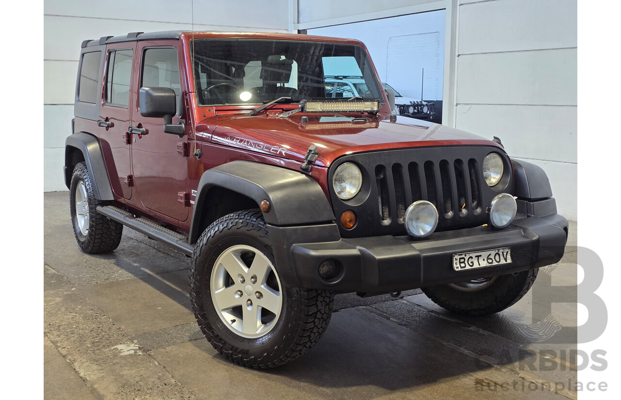 5/2007 Jeep Wrangler Unlimited Sport (4x4) JK 4d Softtop Red V6 3.8L