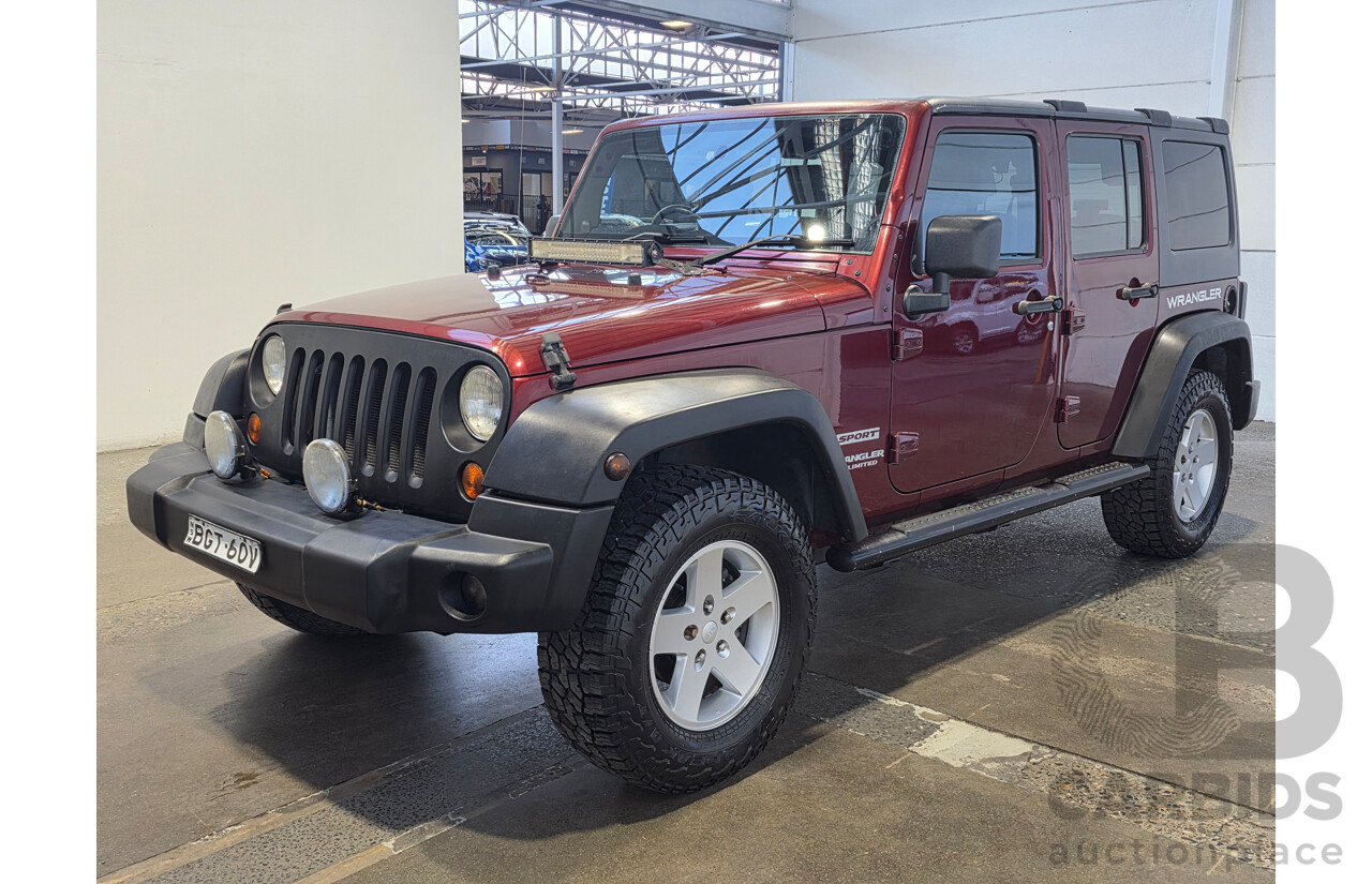 5/2007 Jeep Wrangler Unlimited Sport (4x4) JK 4d Softtop Red V6 3.8L