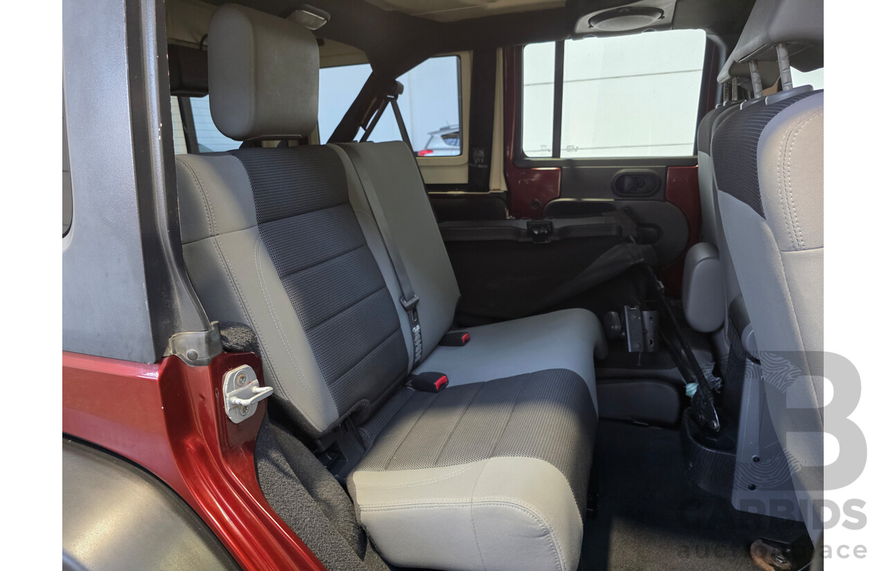 5/2007 Jeep Wrangler Unlimited Sport (4x4) JK 4d Softtop Red V6 3.8L